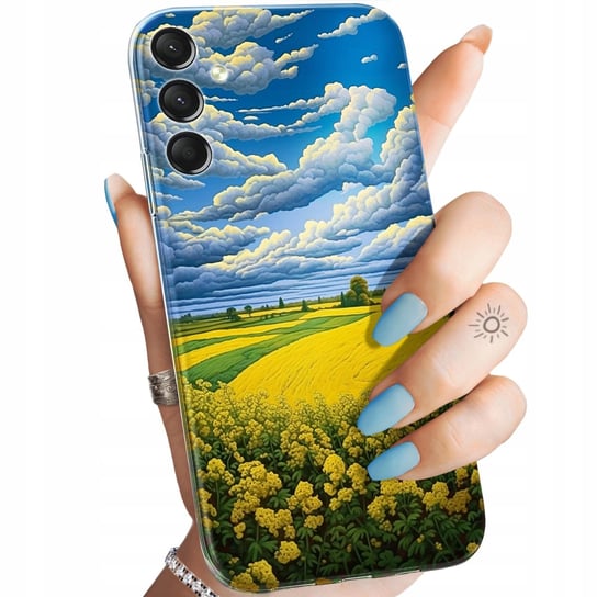 Etui Do Samsung Galaxy A24 4G Wzory Chmury Niebo Błękit Obudowa Pokrowiec Samsung Electronics