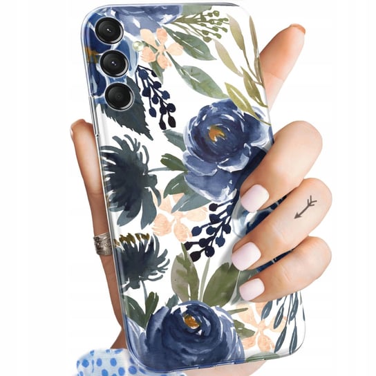 Etui Do Samsung Galaxy A24 4G Wzory Kwiaty Kwieciste Flower Obudowa Case Samsung Electronics