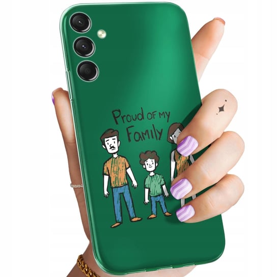 ETUI DO SAMSUNG GALAXY A24 4G WZORY RODZINA FAMILIA DOM OBUDOWA POKROWIEC Samsung Electronics