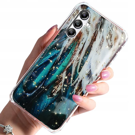 Etui do Samsung Galaxy A25 5G | Case Glamour PLECKI + Szkło 9H OCHRONNE Krainagsm