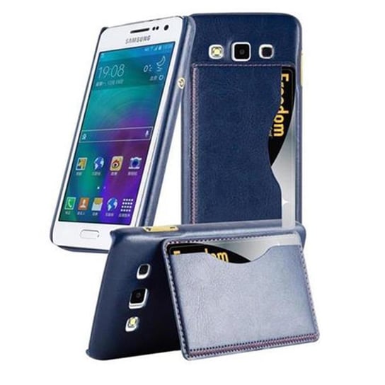 Etui  Do Samsung Galaxy A3 2015 Pokrowiec w NIEBIESKI Hard Cover Case Obudowa Ochronny Cadorabo Cadorabo