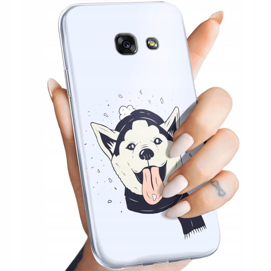 ETUI DO SAMSUNG GALAXY A3 2017 WZORY HUSKY PSY PIESKI OBUDOWA POKROWIEC Samsung Electronics