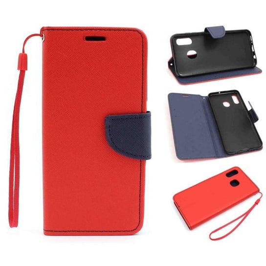 Etui Do Samsung Galaxy A30 A305 / A20 A205 Czerwone Fancy Pokrowiec Case GSM-HURT