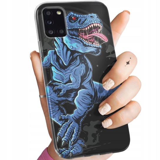 Etui Do Samsung Galaxy A31 Wzory Dinozaury Reptilia Prehistoryczne Obudowa Samsung Electronics