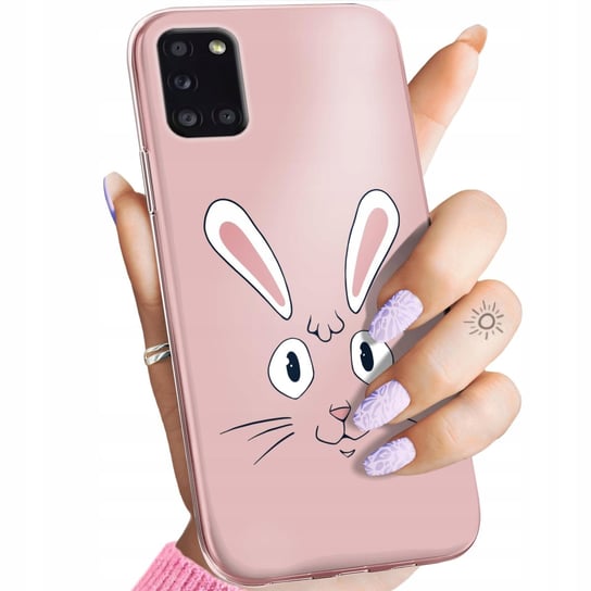 Etui Do Samsung Galaxy A31 Wzory Królik Zając Bunny Obudowa Pokrowiec Case Samsung