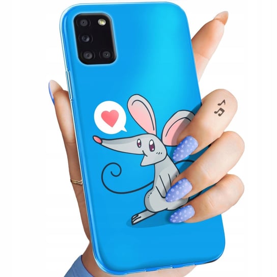 ETUI DO SAMSUNG GALAXY A31 WZORY MYSZKA MOUSE MINI OBUDOWA POKROWIEC CASE Samsung