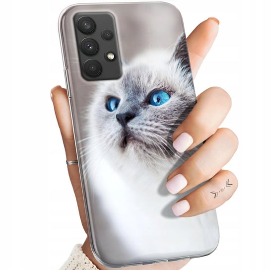 Etui Do Samsung Galaxy A32 4G Wzory Animals Zdjęcia Zwierzęta Obudowa Case Samsung