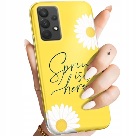Etui Do Samsung Galaxy A32 4G Wzory Wiosna Wiosenne Spring Obudowa Case Samsung