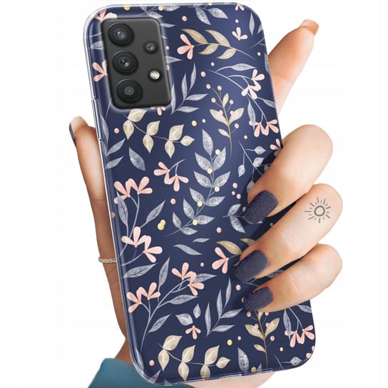 Etui Do Samsung Galaxy A32 5G Wzory Floral Botanika Bukiety Obudowa Case Samsung Electronics