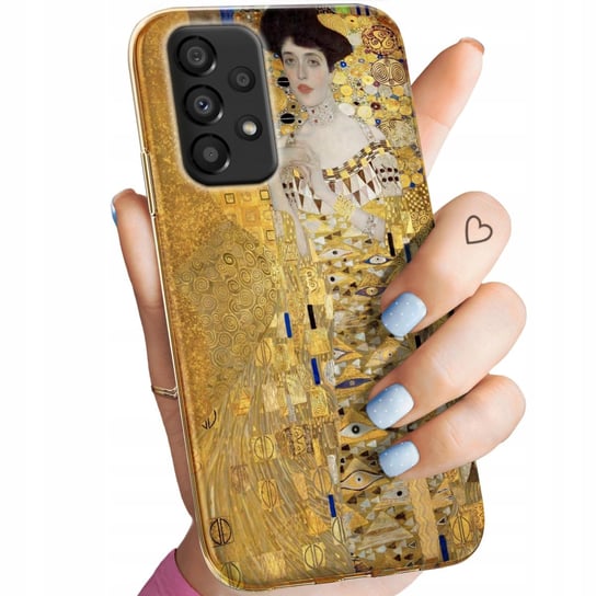 Etui Do Samsung Galaxy A33 5G Wzory Klimt Gustav Pocałunek Obudowa Case Samsung Electronics