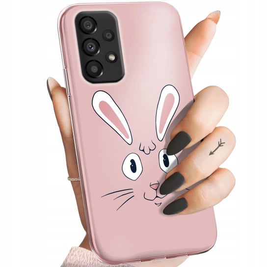 Etui Do Samsung Galaxy A33 5G Wzory Królik Zając Bunny Obudowa Pokrowiec Samsung