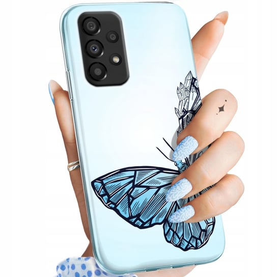 Etui Do Samsung Galaxy A33 5G Wzory Motyle Butterfly Barwne Obudowa Case Samsung