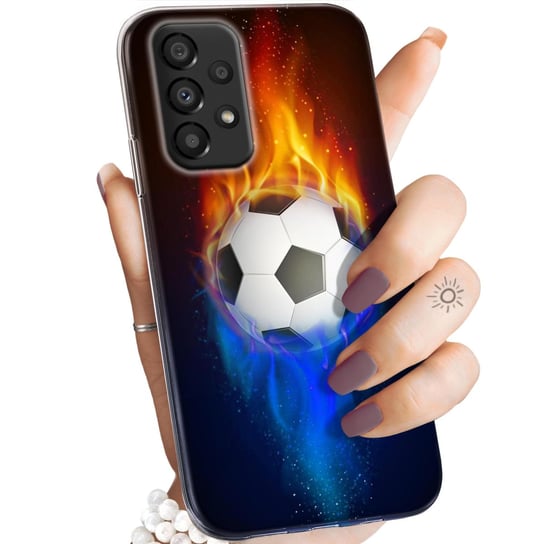 Etui Do Samsung Galaxy A33 5G Wzory Sport Piłkarskie Piłka Nożna Obudowa Samsung Electronics