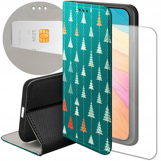 Etui Do Samsung Galaxy A34 5G Wzory Choinka Święta Boże Narodzenie +Szkło Hello Case