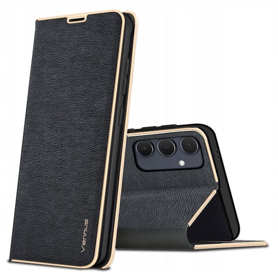 Etui do Samsung Galaxy A35 | A35 5G Case Magnet Portfel + Szkło OCHRONNE 9H Krainagsm