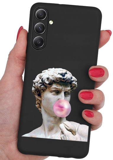 ETUI do Samsung Galaxy A35 | A35 5G CASE WZORY SOFT MATT PLECKI + SZKŁO 9H Krainagsm