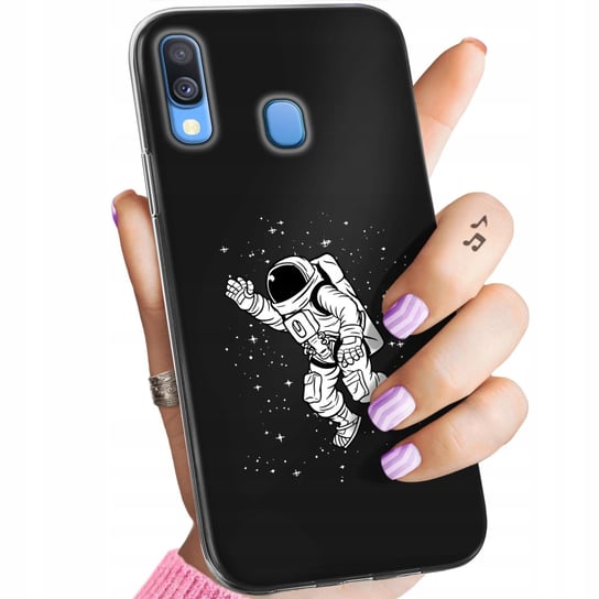 Etui Do Samsung Galaxy A40 Wzory Astronauta Kosmonauta Rakieta Obudowa Case Samsung Electronics