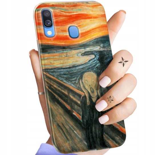 Etui Do Samsung Galaxy A40 Wzory Edvard Munch Krzyk Malarstwo Obudowa Case Samsung Electronics