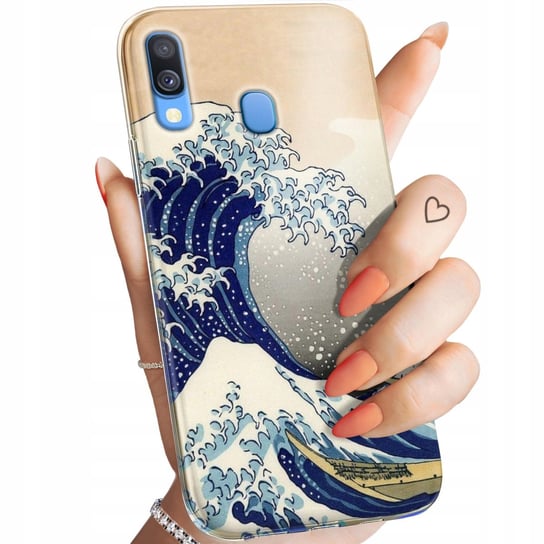 Etui Do Samsung Galaxy A40 Wzory Japonia Kwiaty Tokio Obudowa Pokrowiec Samsung Electronics