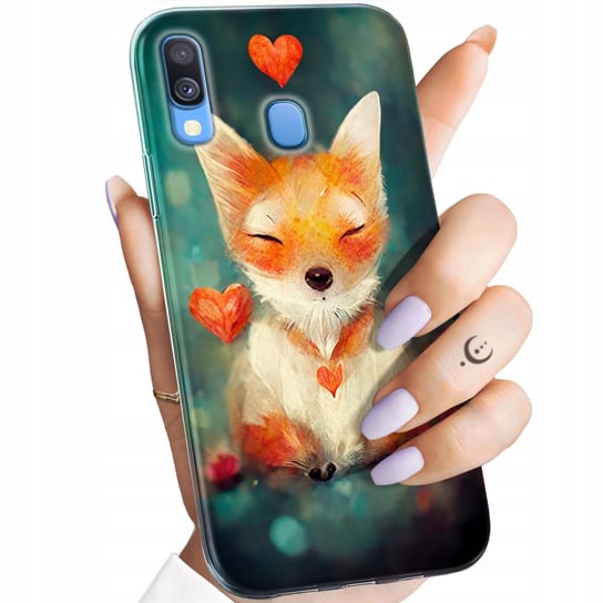 Etui Do Samsung Galaxy A40 Wzory Liski Lisy Fox Obudowa Pokrowiec Case Samsung Electronics