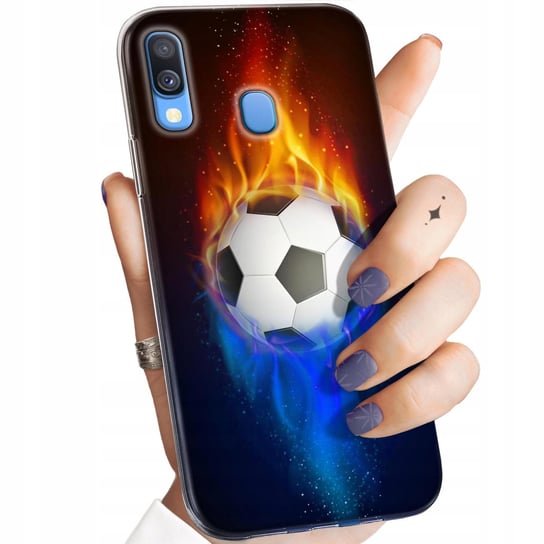 Etui Do Samsung Galaxy A40 Wzory Sport Piłkarskie Piłka Nożna Obudowa Case Samsung Electronics