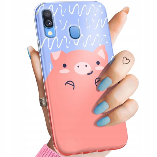 Etui Do Samsung Galaxy A40 Wzory Świnka Peppa Bajka Obudowa Pokrowiec Case Samsung Electronics