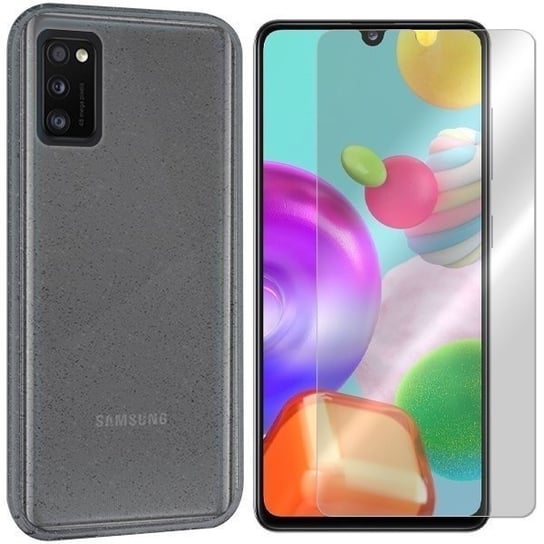 Etui Do Samsung Galaxy A41 Pokrowiec Dust + Szkło VegaCom