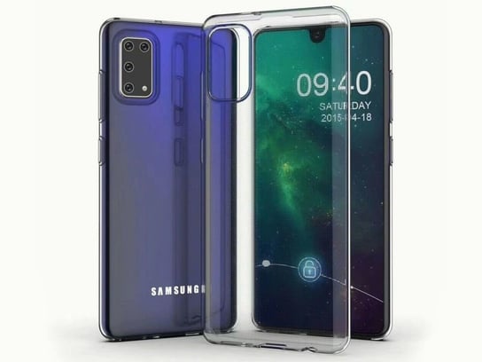 Etui do Samsung Galaxy A41 silikonowe przezroczyste 4kom.pl