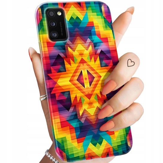 ETUI DO SAMSUNG GALAXY A41 WZORY AZTECKIE AZTEC AZTECY OBUDOWA POKROWIEC Samsung Electronics