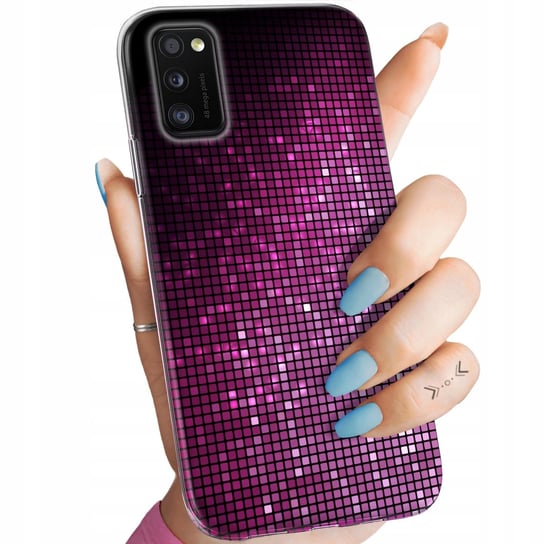 Etui Do Samsung Galaxy A41 Wzory Brokat Brokatowe Błyszczące Obudowa Case Samsung Electronics