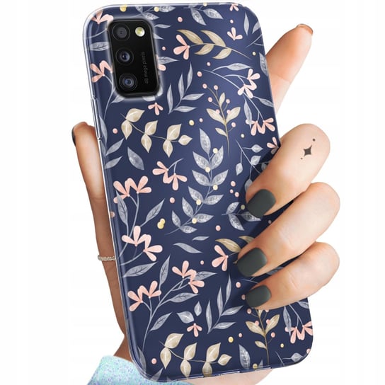 Etui Do Samsung Galaxy A41 Wzory Floral Botanika Bukiety Obudowa Pokrowiec Samsung Electronics