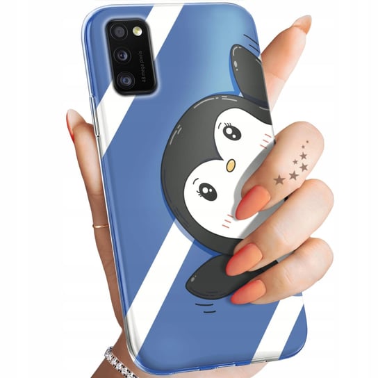 Etui Do Samsung Galaxy A41 Wzory Pingwinek Pingwin Happy Feet Obudowa Case Samsung Electronics