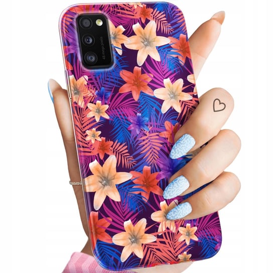 ETUI DO SAMSUNG GALAXY A41 WZORY TROPIC TROPIKALNE TROPIKI EGZOTYKA OBUDOWA Samsung Electronics