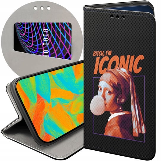 ETUI DO SAMSUNG GALAXY A42 5G WZORY LEONARDO DA VINCI SZTUKA MODERN FUTERAŁ Samsung