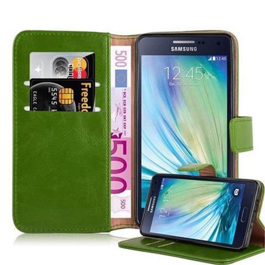 Etui Do Samsung Galaxy A5 2015 w Pokrowiec ZIELONA TRAWA Magnet Obudowa Ochronny Case Cover Cadorabo Cadorabo