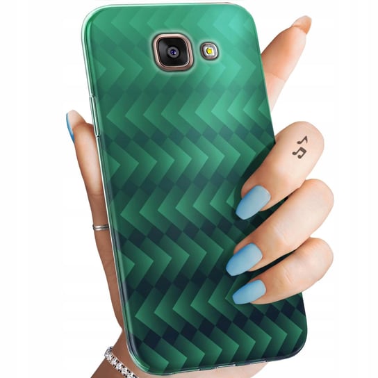 Etui Do Samsung Galaxy A5 2016 Wzory Zielone Grassy Green Obudowa Pokrowiec Samsung Electronics