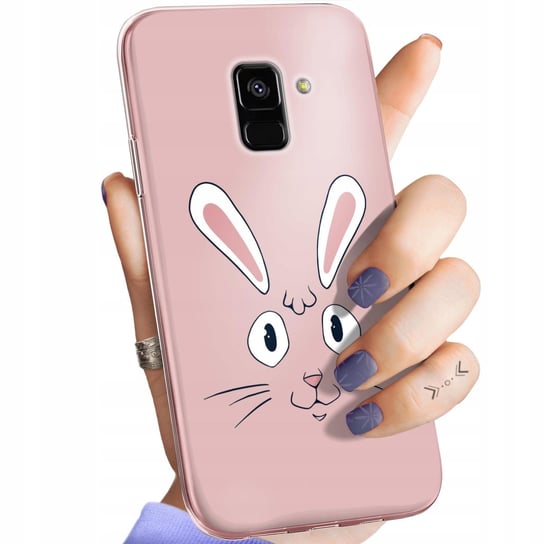 Etui Do Samsung Galaxy A5/A8 2018 Wzory Królik Zając Bunny Obudowa Case Samsung