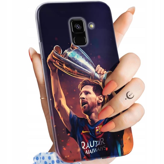 Etui Do Samsung Galaxy A5/A8 2018 Wzory Piłka Nożna Z Piłkarzami Obudowa Samsung