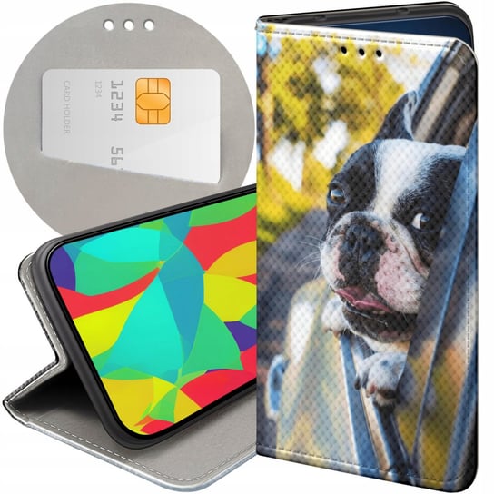 ETUI DO SAMSUNG GALAXY A50 / A30S / A50S WZORY MOPS BULDOG FRANCUSKI CASE Samsung