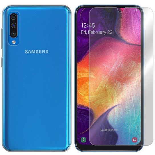 ETUI DO SAMSUNG GALAXY A50 SM-A505 CASE GEL +SZKŁO VegaCom