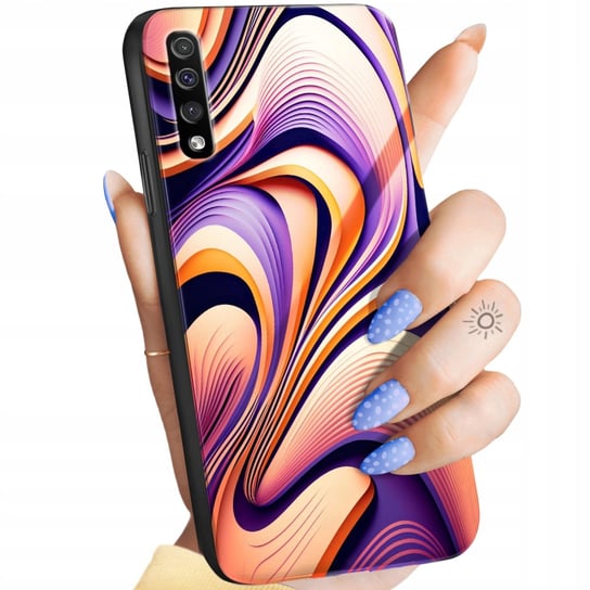 Etui Do Samsung Galaxy A50S Wzory Iluzja Kolorowe Abstrakcja 3D Case +Szkło Hello Case