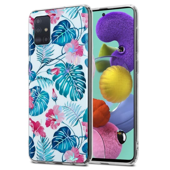 Etui Do Samsung Galaxy A51 4G / M40s w LIŚCIE ŻÓŁWIA Pokrowiec TPU Silikon Obudowa Case Cover Plecki Cadorabo Cadorabo