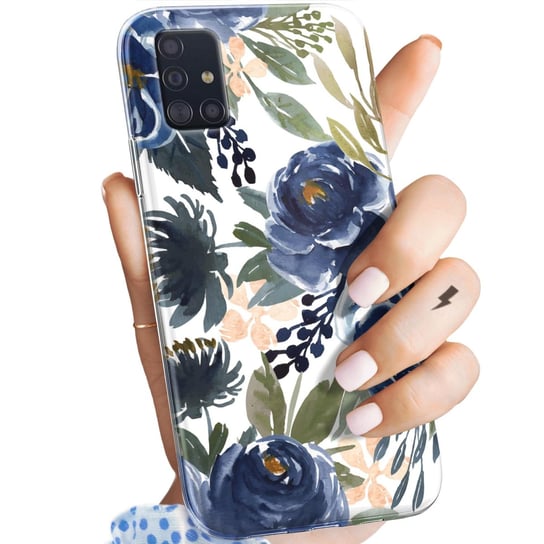 Etui Do Samsung Galaxy A51 5G Wzory Kwiaty Kwieciste Flower Obudowa Case Samsung