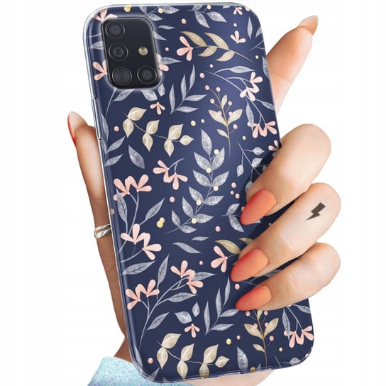 Etui Do Samsung Galaxy A51 Wzory Floral Botanika Bukiety Obudowa Pokrowiec Samsung