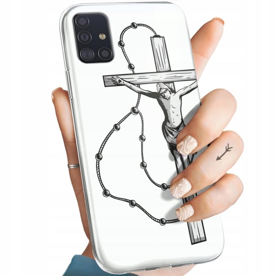 ETUI DO SAMSUNG GALAXY A51 WZORY JEZUS KRZYŻ RÓŻANIEC BÓG OBUDOWA POKROWIEC Samsung Electronics