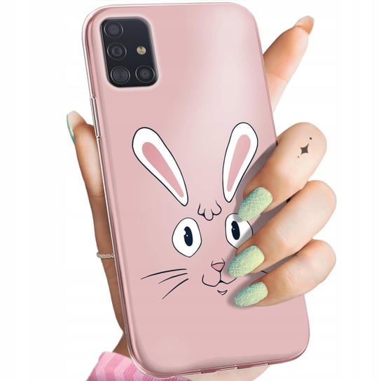 Etui Do Samsung Galaxy A51 Wzory Królik Zając Bunny Obudowa Pokrowiec Case Samsung