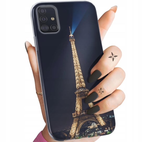 Etui Do Samsung Galaxy A51 Wzory Paryż Francja Eiffel Obudowa Pokrowiec Samsung Electronics