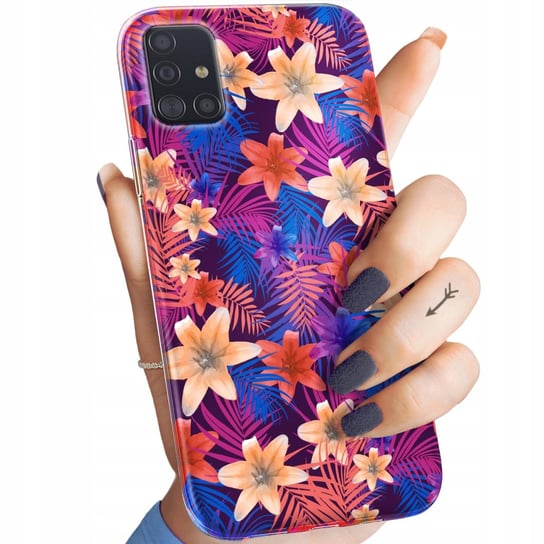 ETUI DO SAMSUNG GALAXY A51 WZORY TROPIC TROPIKALNE TROPIKI EGZOTYKA OBUDOWA Samsung Electronics