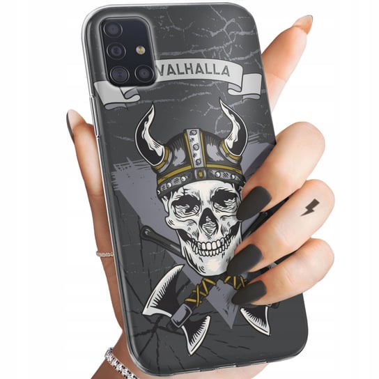 ETUI DO SAMSUNG GALAXY A51 WZORY WIKINGOWIE VIKING RUNY ODYN OBUDOWA CASE Samsung Electronics