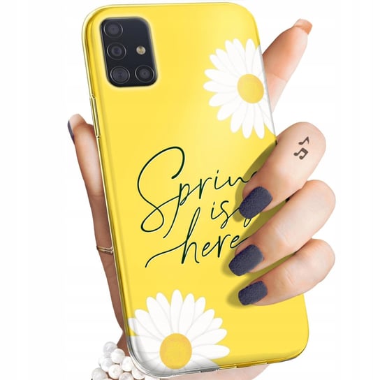 Etui Do Samsung Galaxy A51 Wzory Wiosna Wiosenne Spring Obudowa Pokrowiec Samsung